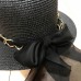 Luxury New Sun Protection Floopy Wide Brim  Beach Hat  Black  eb-44133927